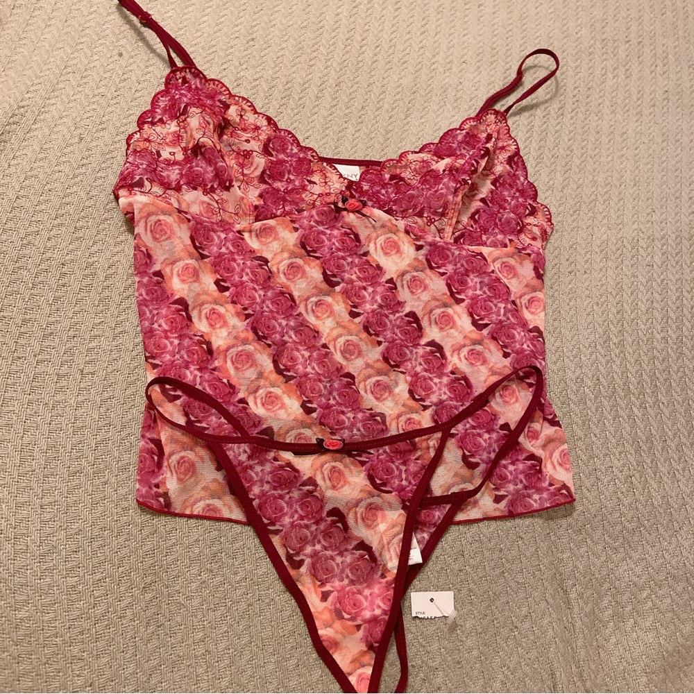 DKNY floral cami set